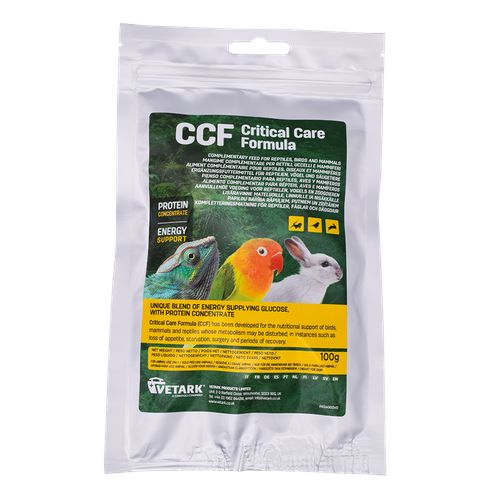 CCF Critical Care Formula 100g poudre avec mesurette - MyStetho Veterinary