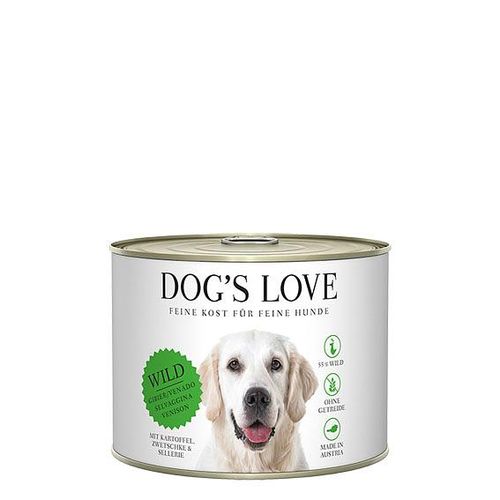 Dog's Love Adult gibier, pomme de terre, prunes & céleri, 200g - MyStetho Veterinary