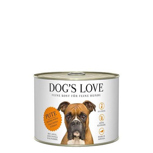 Dog's Love Classic Adult dinde, pomme, courgette & huile de noix, 200g - MyStetho Veterinary