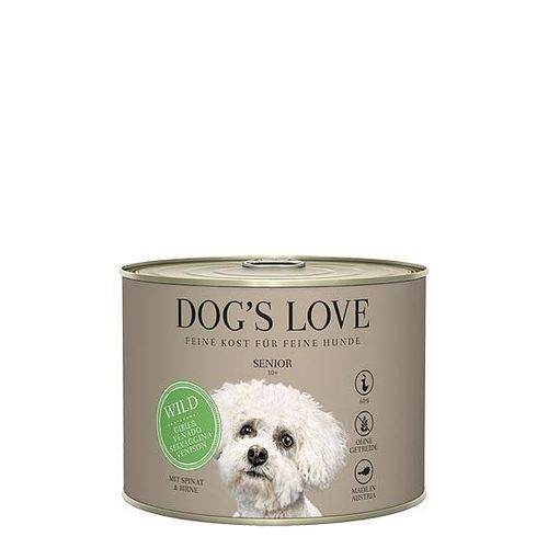Dog's Love Senior 10+ Light gibier, épinard & poire, 200g - MyStetho Veterinary