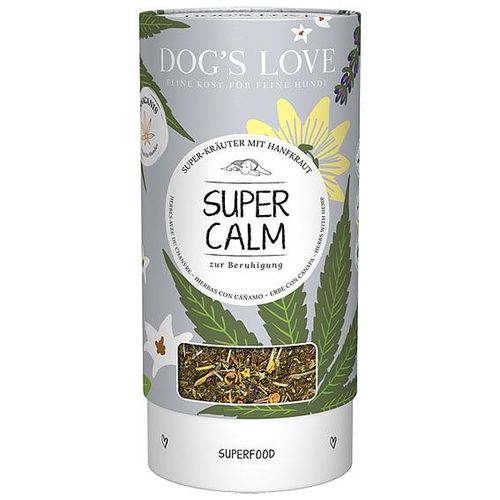 Dog's Love Super-Calm herbes pour calmer, 70g - MyStetho Veterinary