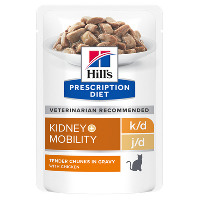 Hill's Prescription Diet k/d + Mobility Chicken 85 g - MyStetho Veterinary