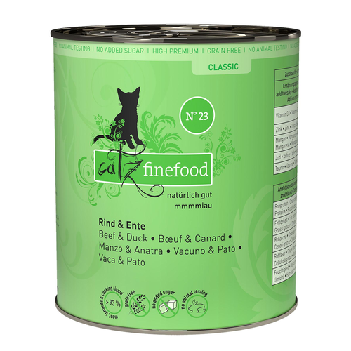 Catz Finefood No. 23 avec boeuf & canard, 800g - MyStetho Veterinary