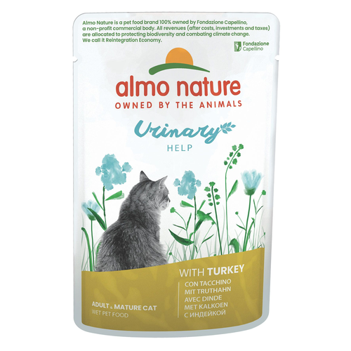 Almo Holistic Urinary Help Truthahn 70g Alleinfuttermittel, Harnempfindlichkeit - MyStetho Veterinary
