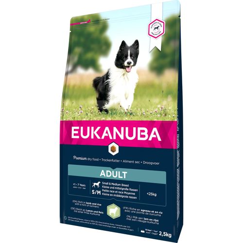 Eukanuba Adult, agneau & riz, Small/Medium - MyStetho Veterinary