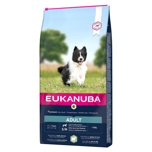 Eukanuba Adult, agneau & riz, Small/Medium - MyStetho Veterinary