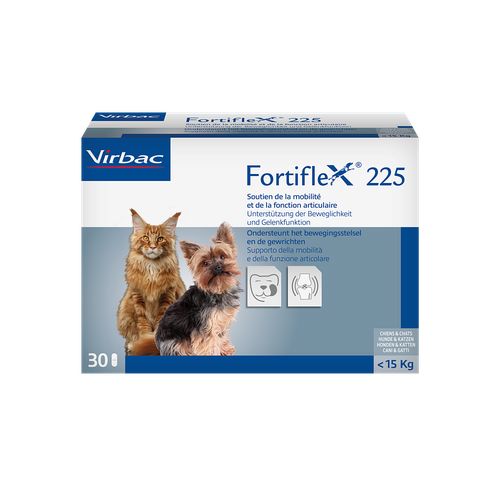 Fortiflex 225mg < 15 kg (1 comprimé) Virbac