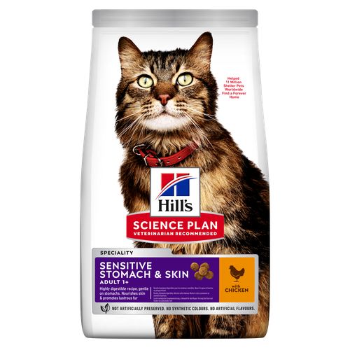 Hill's Science Plan Sensitive Stomach & Skin Adult Chicken 1.5 kg - MyStetho Veterinary