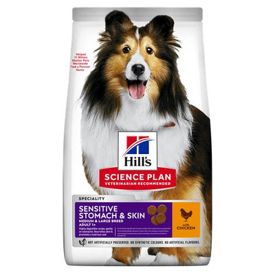 Hill's Science Plan Sensitive Stomach & Skin Medium Adult Chicken 14 kg - MyStetho Veterinary