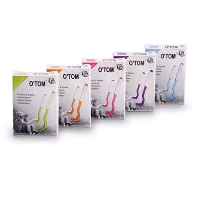 O'TOM crochet à tiques assortis Pack à 2 Stk. - MyStetho Veterinary