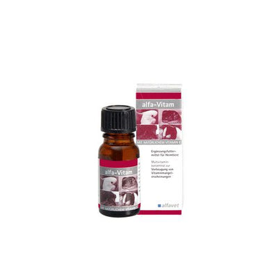 Alfa-Vitam 10ml Flacon en verre - MyStetho Veterinary