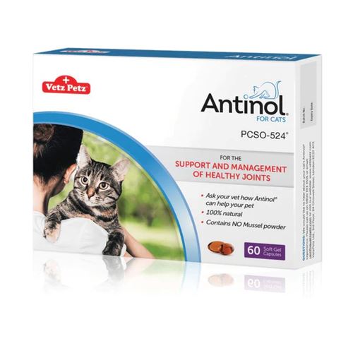 ANTINOL FOR CATS, 60 gélules molles - MyStetho Veterinary