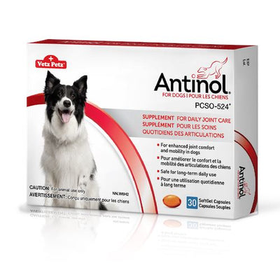 ANTINOL FOR DOGS, 30 gélules molles - MyStetho Veterinary