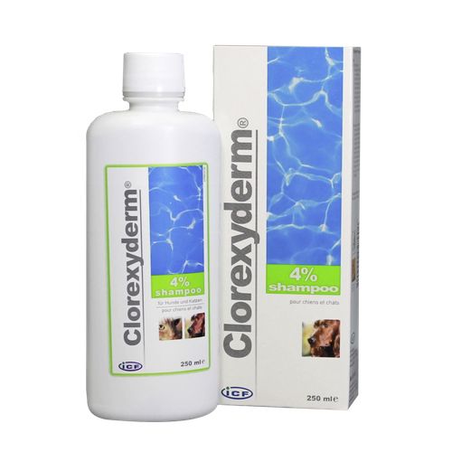 Clorexyderm Shampoo 4 % 250 ml flacon Ufamed 