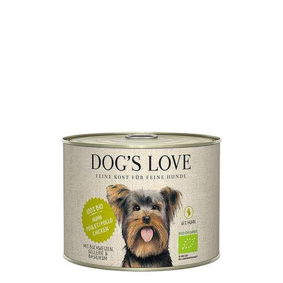 Dog&#039;s Love Bio poulet, sarrasin, céleri & basilic, 200g - MyStetho Veterinary