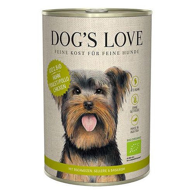 Dog&#039;s Love BIO poulet, sarrasin, céleri & basilic, 40 - MyStetho Veterinary