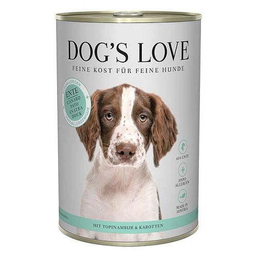 Dog&#039;s Love canard&topinamb&carotte 400g - MyStetho Veterinary