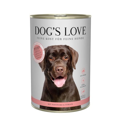Dog&#039;s Love Cheval & panais & tomates 800g - MyStetho Veterinary