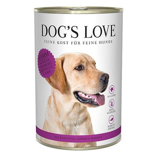 Dog&#039;s Love Classic Adult agneau, pomme de terre, citrouille & abricot 400g - MyStetho Veterinary
