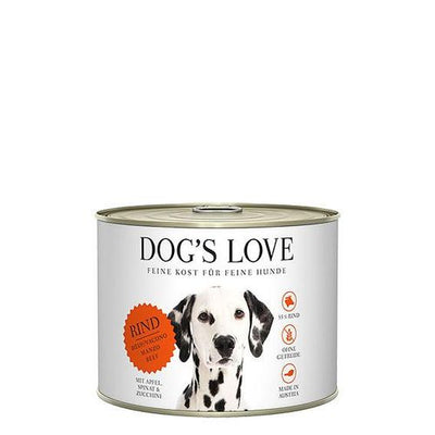 Dog&#039;s Love Classic Adult boeuf, pomme, épinard & courgette 200g - MyStetho Veterinary