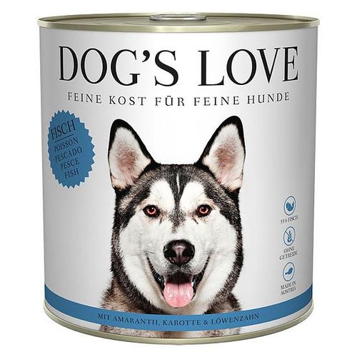 Dog&#039;s Love Classic Adult poissons, amarante, carotte & pissenlit 800g - MyStetho Veterinary