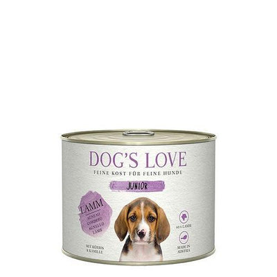 Dog&#039;s Love Junior agneau, citrouille & camomille 200g - MyStetho Veterinary