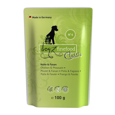Dogz Finefood No.04 poulet & faisan, 100g - MyStetho Veterinary