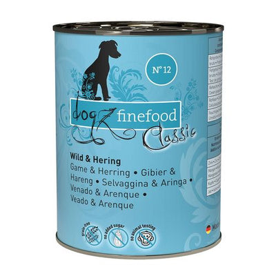 Dogz Finefood No.12 gibier&hareng 400g - MyStetho Veterinary