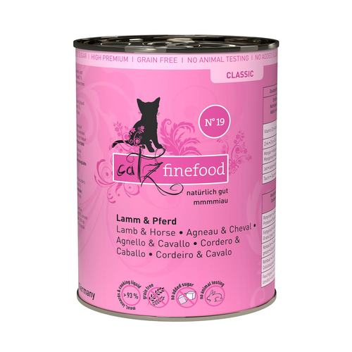 Catz Finefood No. 19 avec agneau &amp; cheval, 400g - MyStetho Veterinary