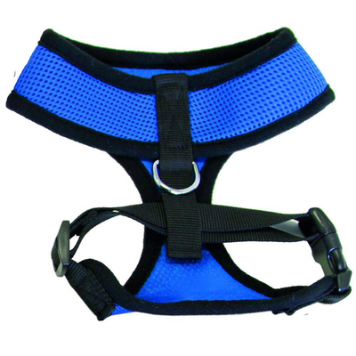 Harnais souples pour chiens bleu S 31-46 cm - MyStetho Veterinary