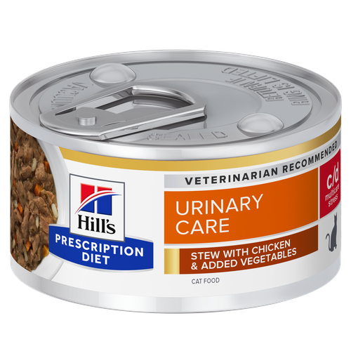 Hill's Prescription Diet c/d Multicare Stress Chicken and vegetables stew can 82 g