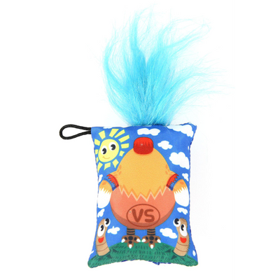 Swisspet Punky-Kissen, avec motif de poulet, bleu - MyStetho Veterinary