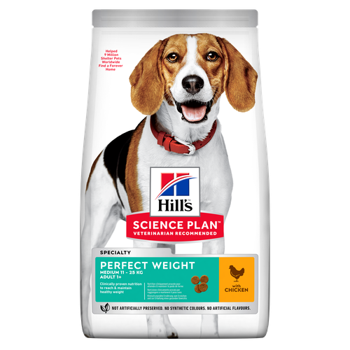 Hill's Science Plan Perfect Weight Medium Adult Chicken 2 kg - MyStetho Veterinary