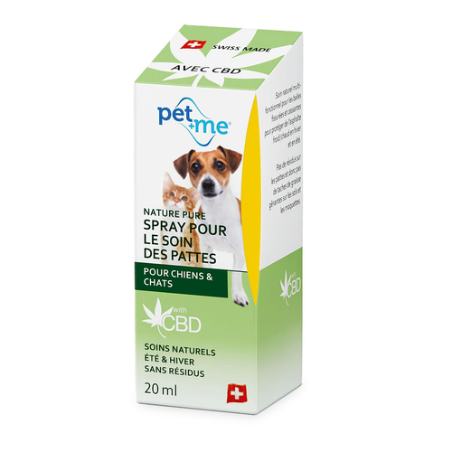 Pet+me Spray p. le soin des pattes, 20ml - MyStetho Veterinary