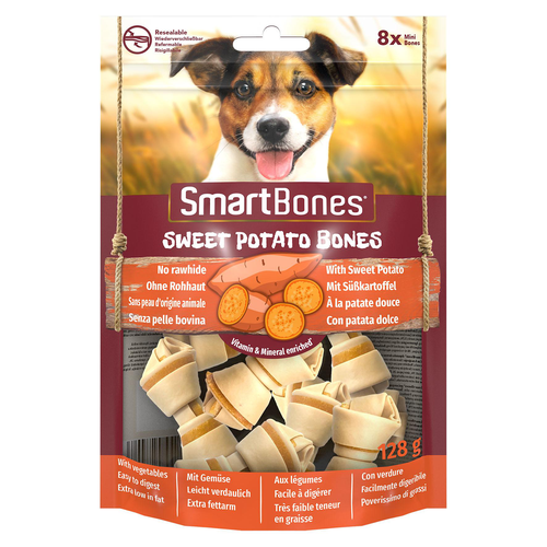 Smart Bone Sweet Potato Mini, 8 pcs. - MyStetho Veterinary