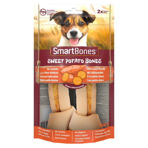 Smart Bone Sweet Potato Medium, 2 pcs.. - MyStetho Veterinary