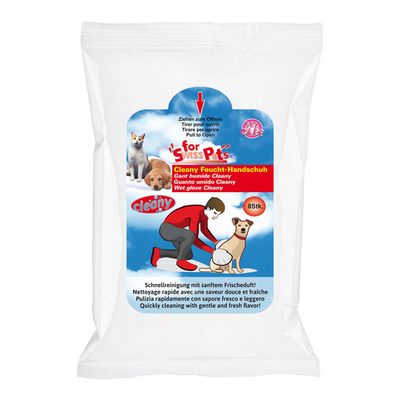 Swisspet gant de nettoyage humide Cleany - MyStetho Veterinary