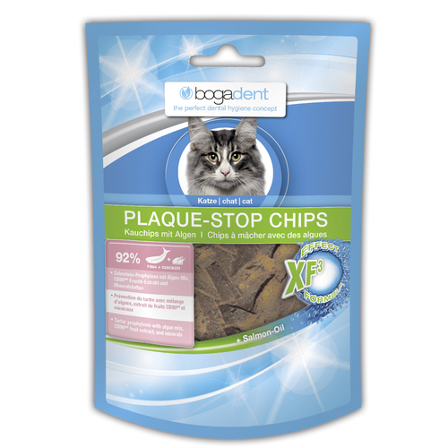 bogadent Plaque-Stop Chips poisson pour chats 50g - MyStetho Veterinary