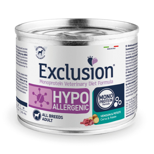 Exclusion Dog VET Ad All Br Venison 200g - MyStetho Veterinary