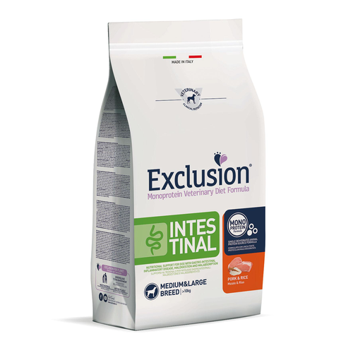 Exclusion Dog VET Adult Med&amp;Lar Pork 2kg - MyStetho Veterinary