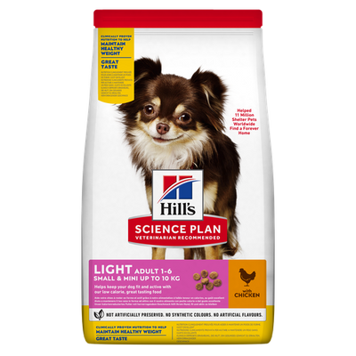 Hill's Science Plan Light Small & Mini Adult Chicken 6 kg - MyStetho Veterinary