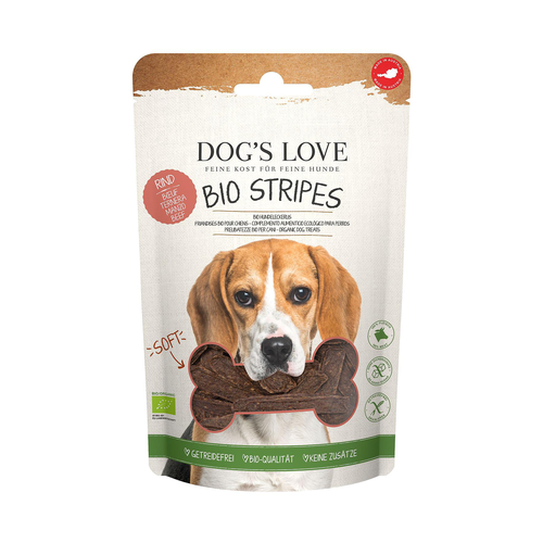 Dog&#039;s Love Stripes 100% Bio Soft Snack avec boeuf - MyStetho Veterinary