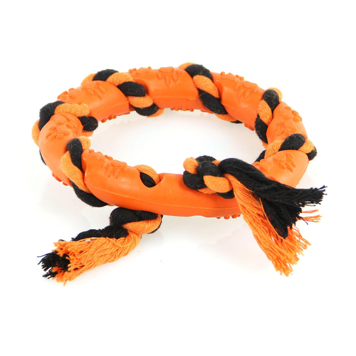 Swisspet anneau pour jouer Jowa, orange/noir - MyStetho Veterinary