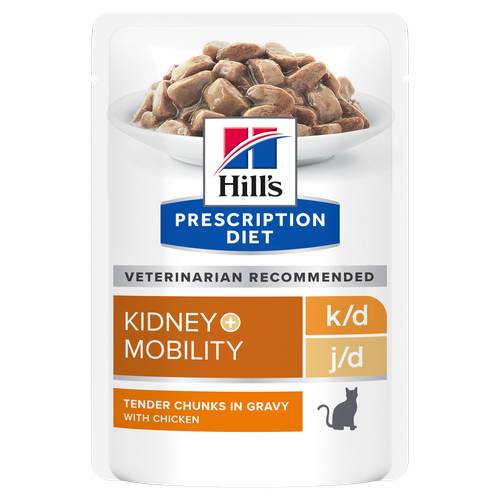 Hill's Prescription Diet k/d + Mobility Chicken 85 g - MyStetho Veterinary