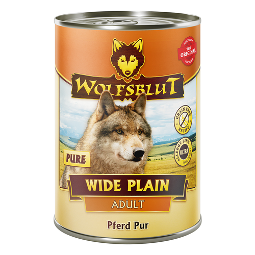 Wolfblut Canine Adult Wide Plain Pure - cheval 395g - MyStetho Veterinary