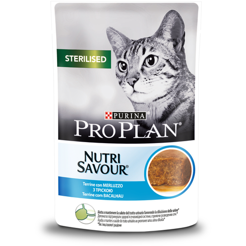 Sterilised PP NUTRISAVOUR STERILISED Cat Cod 85g - MyStetho Veterinary