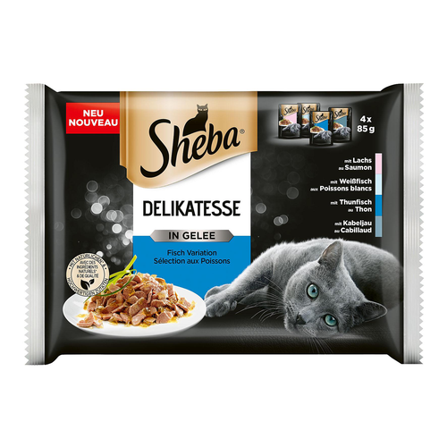 Sheba variations de poisson 4x85g - MyStetho Veterinary