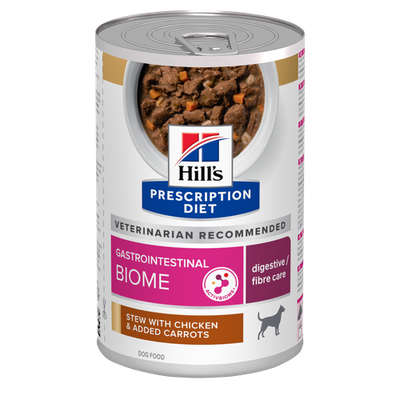 Hill's Prescription Diet GI Biome with Chicken und vegetables stew can 354 g - MyStetho Veterinary