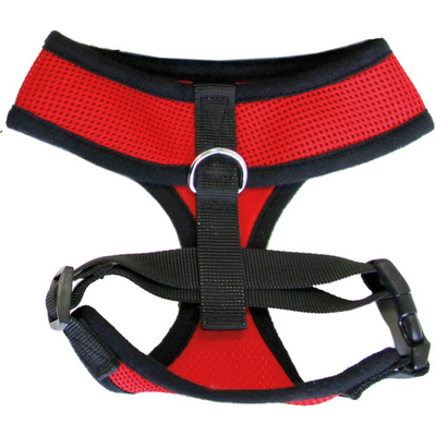 Harnais souples pour chiens rouge M 36-51 cm - MyStetho Veterinary