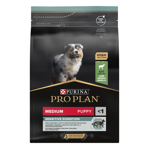 PP MEDIUM PUPPY SENSITIVE DIGESTION Lamb 3kg - MyStetho Veterinary